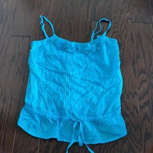 Aeropostal XS blue tank top blouse
